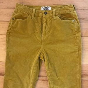 Free People corduroy cropped pants